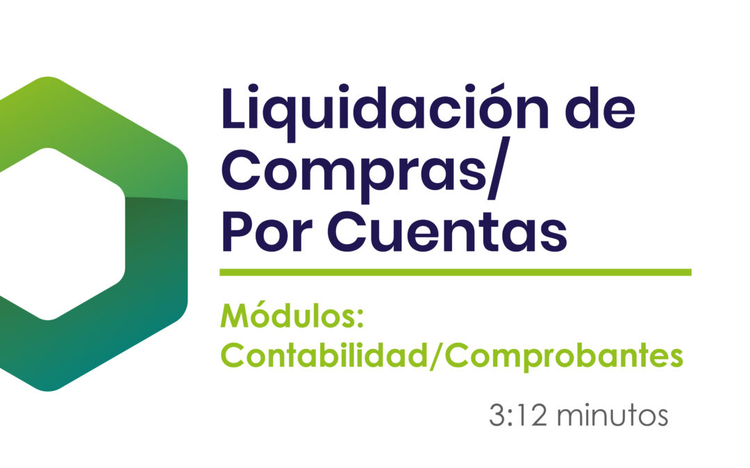 ¿Cómo hacer un liquidación de compras directo a cuentas?