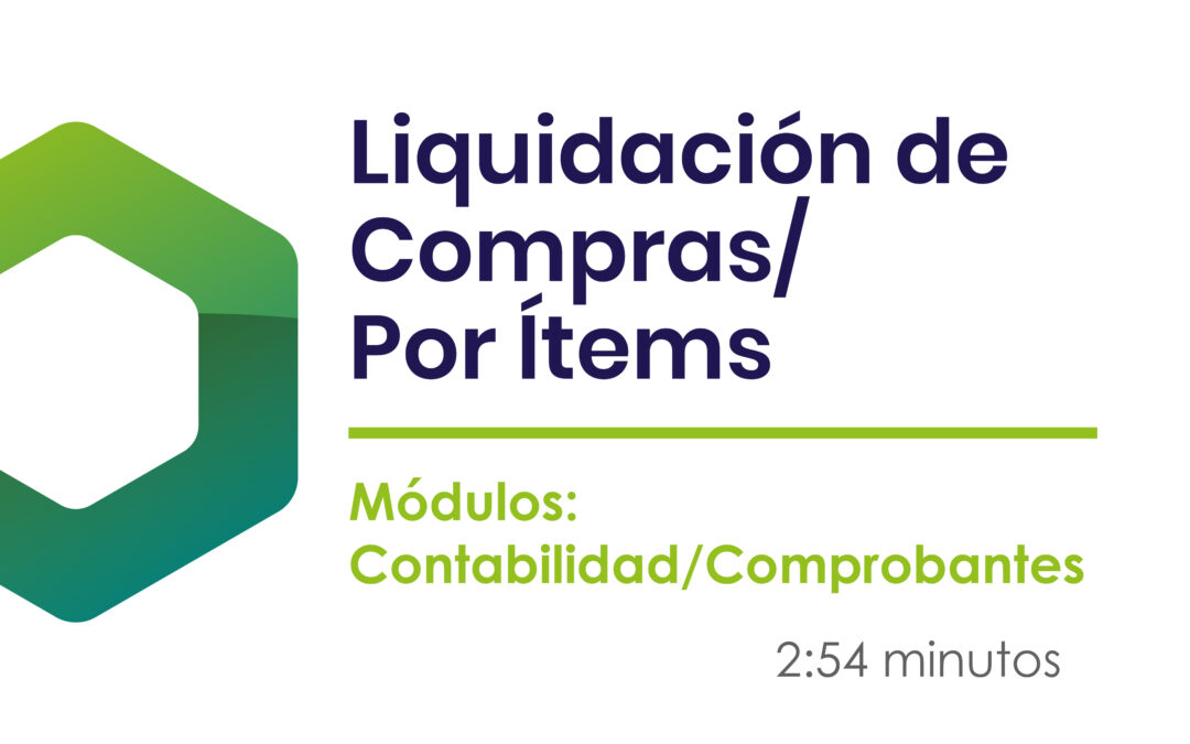 ¿Cómo hacer una liquidación de compras?