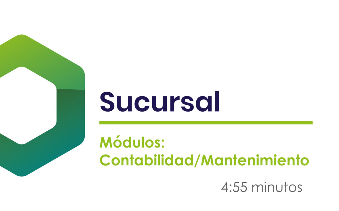 ¿Cómo crear sucursal?