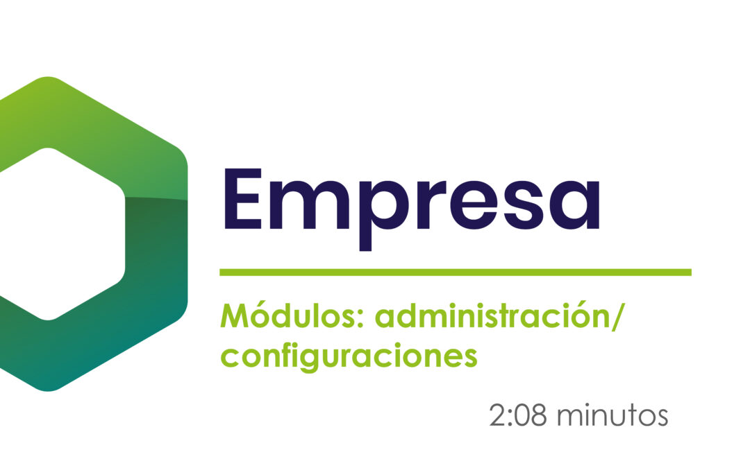 ¿Cómo configurar empresas?