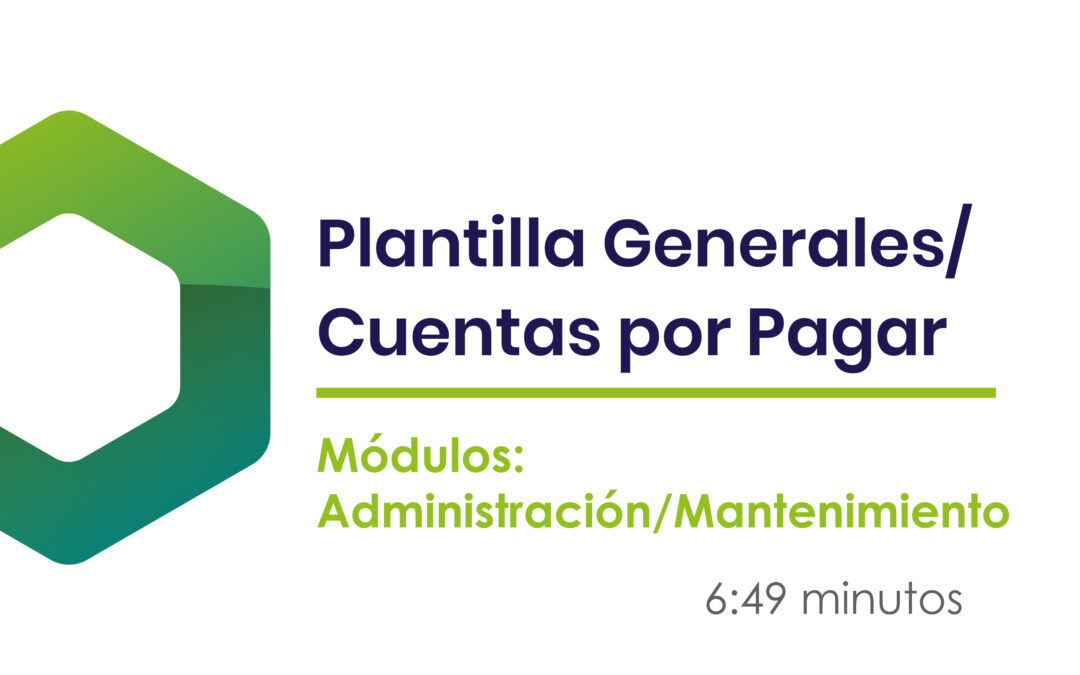 ¿Cómo cargar saldos iniciales de cuentas por pagar?