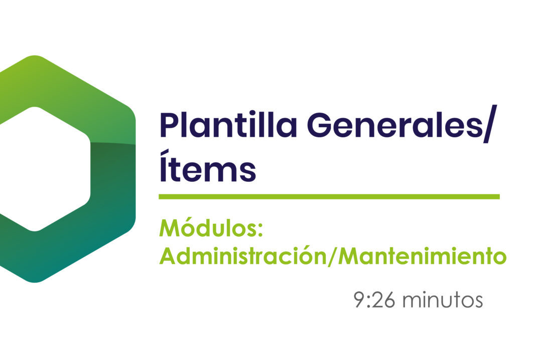 ¿Cómo cargar de manera masiva items?
