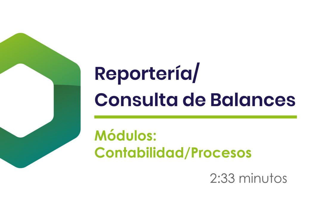 ¿Cómo consultar balances? 